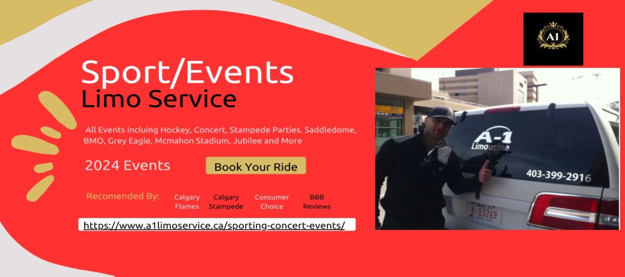 Sporting Event Limo Service in Calgary